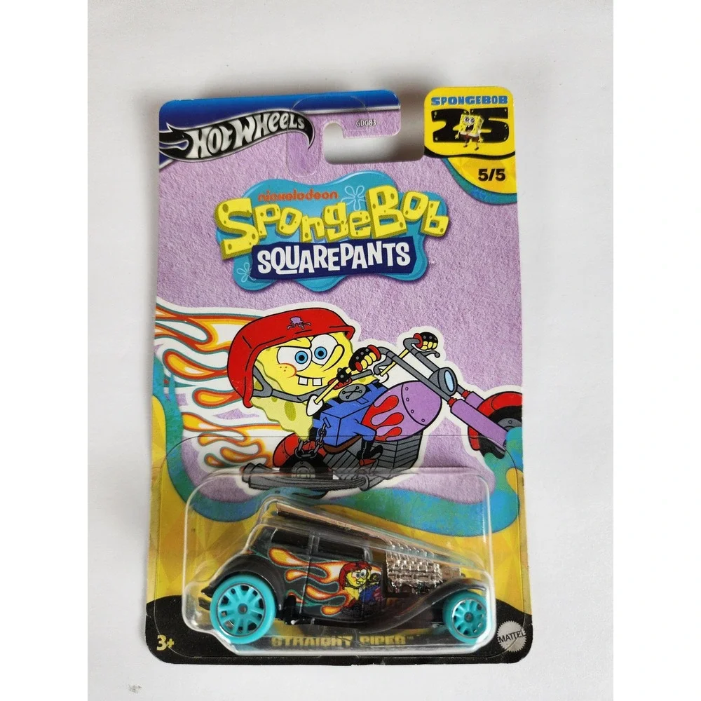 Hot Wheels SpongeBob SquarePants 25th Anniversary Set of 3 Pony-Up Second Wind